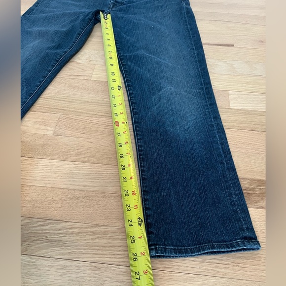 7 For All Mankind Rickie Classic Boyfriend Crop Jeans Womens Size 29 Distressed - Picture 4 of 7